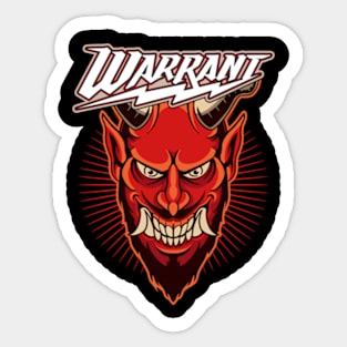 Warran rock Sticker